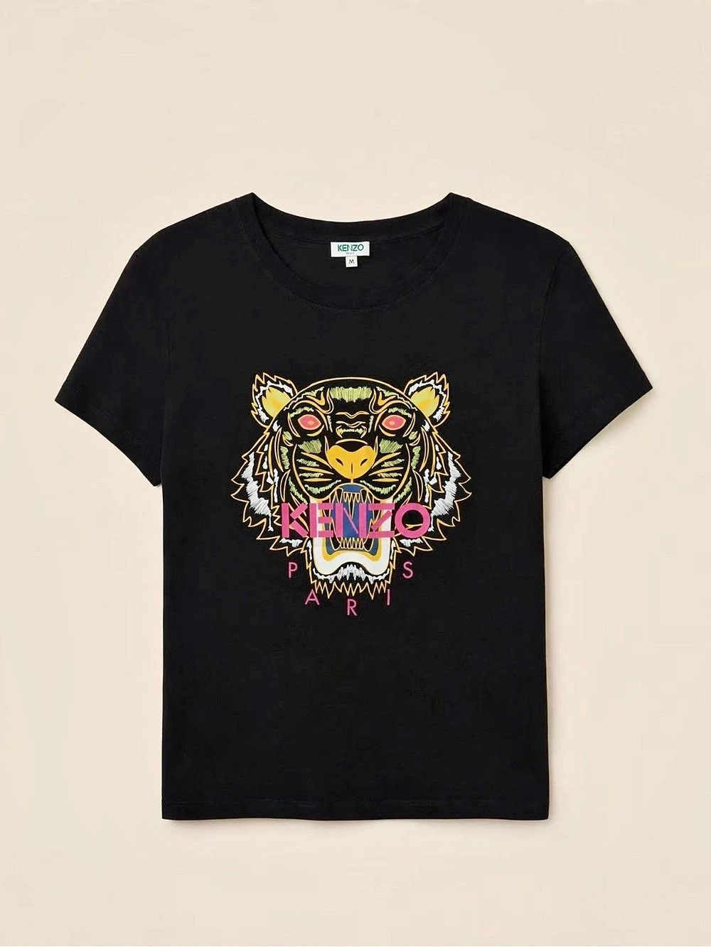 KENZO Paris Tiger Graphic T-Shirt Black
